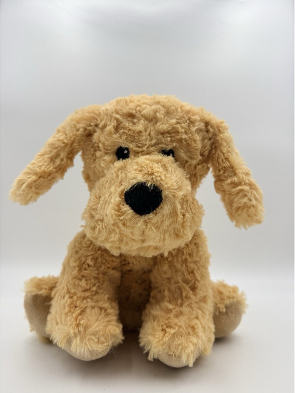 Warmies 10” Curly Haired Golden Dog Plush Microwaveable Scented Weighted